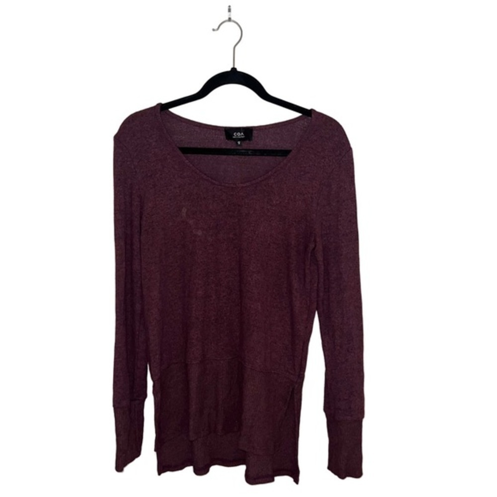 #122 🥀 CO^ Long Sleeve Plum Shirt - Picture 1 of 5